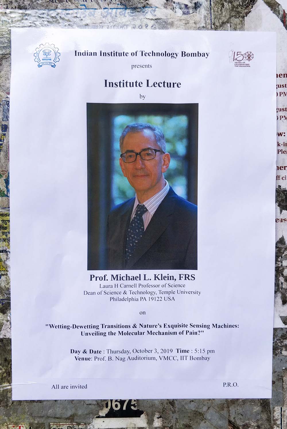 Klien Institute Lecture